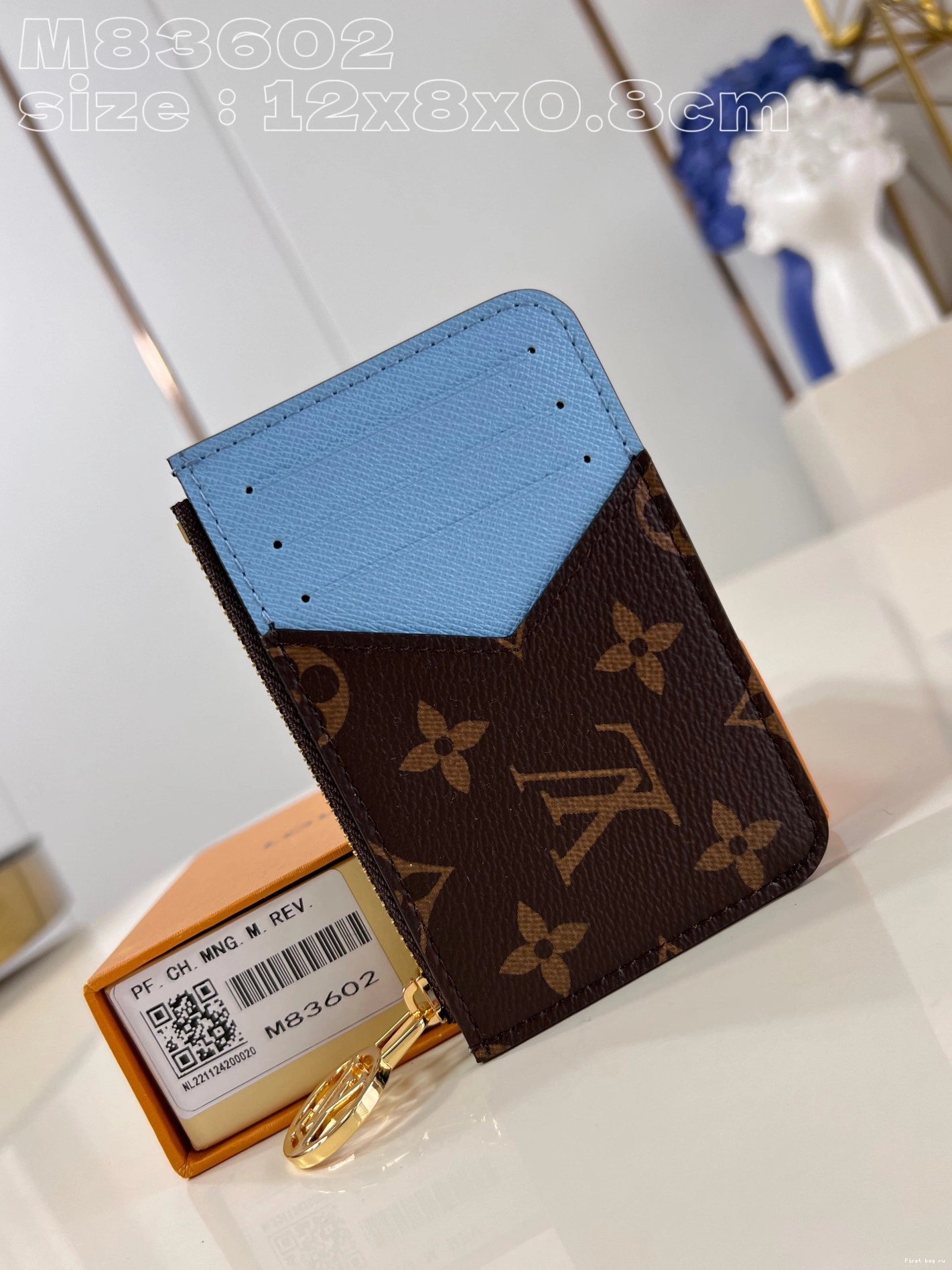 Frstbag ru Holder-12*8*0.8cm Card VUITTON Romy LOUIS 0729
